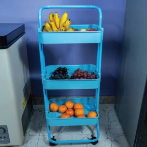 3 LAYER MULTIPURPOSE TROLLEY RACK - Image 3