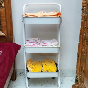 3 LAYER MULTIPURPOSE TROLLEY RACK - Image 2